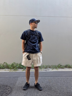 「MERRELL（メレル）のアイテム」を使った、oyajiwagenyuさん（メンズ・167cm）の夏コーディネート