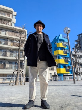 「MOSCOT（モスコット）のアイテム」を使った、oyajiwagenyuさん（メンズ・167cm）の冬コーディネート