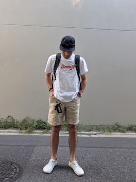 「アイテム（シューズ）」を使った、oyajiwagenyuさん（メンズ・167cm）の夏コーディネート
