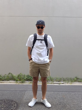 「アイテム（スニーカー）」を使った、oyajiwagenyuさん（メンズ・167cm）の夏コーディネート