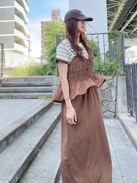 「RANAN（ラナン）のアイテム」を使った、qyun000さん（レディース・164cm）の夏コーディネート