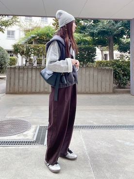 「ZARA（ザラ）のアイテム（ニット/セーター）」を使った、qyun000さん（レディース・164cm）の秋コーディネート