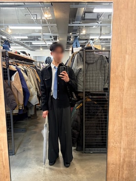 「LUCY（ルーシー）のアイテム」を使った、HARUさん（メンズ・188cm）の春コーディネート