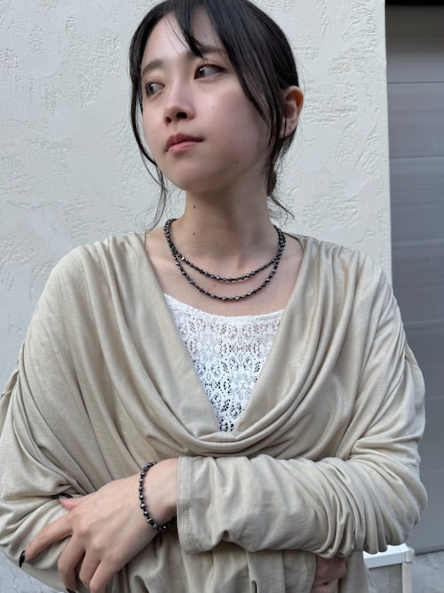 les bonbon（ルボンボン）の「【les bonbon】ombre pearl necklace