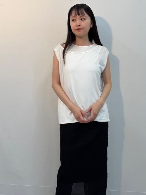 kiehtova】SHEER CUT TIGHT SKIRT/シアー カット タイト