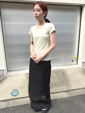 「IRIS47（イリスフォーセブン）のアイテム」を使った、h.o.v_officialさん（レディース・160cm）の夏コーディネート