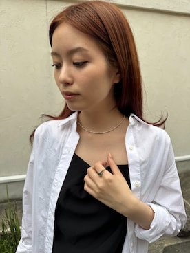 「quip queint（クイップクエイント）のアイテム（アクセサリー）」を使った、h.o.v_officialさん（骨格ウェーブ・レディース・160cm）の春コーディネート