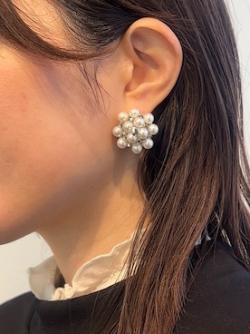 「IRIS47（イリスフォーセブン）のアイテム（アクセサリー）」を使った、h.o.v_officialさん（レディース・155cm）の冬コーディネート