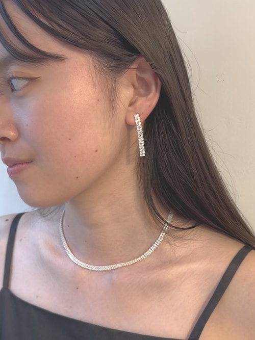 les bonbon】princess double necklace/プリンセス ダブル