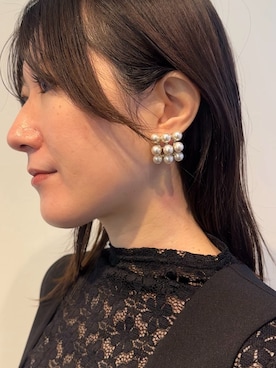 「IRIS47（イリスフォーセブン）のアイテム（アクセサリー）」を使った、h.o.v_officialさん（レディース・155cm）の冬コーディネート