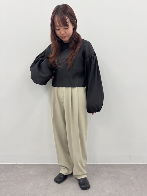 kiehtova】SHEER VOLUMESLEEVE BLOUSE/シアー ボリューム