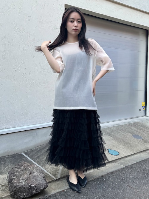 ブラウス シャツ 「kiehtova」SHEER FABRIC SHIRT/シアー ファブリック シャツ KTWR29  レディース kiehtova ブラウス シャツ 「kiehtova」SHEER FABRIC SHIRT