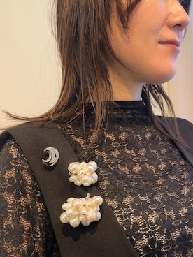 「IRIS47（イリスフォーセブン）のアイテム（アクセサリー）」を使った、h.o.v_officialさん（レディース・155cm）の冬コーディネート