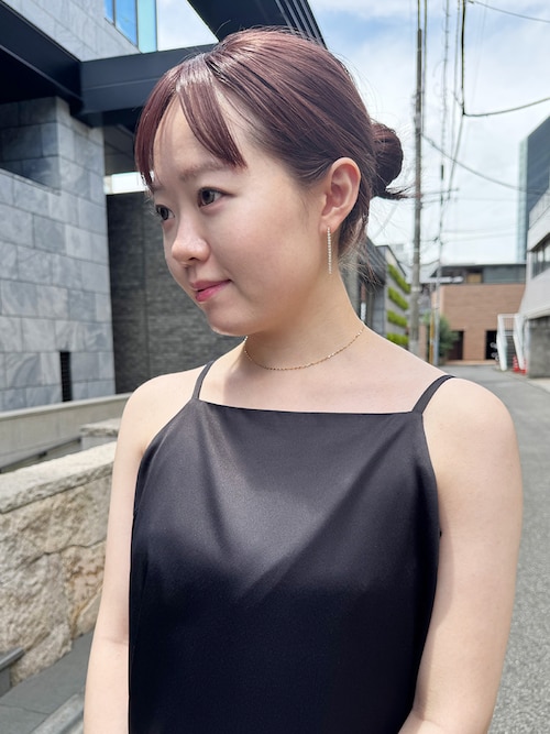 les bonbons様 les bonbon ネックレス 「les bon bon」bow pearl long necklace