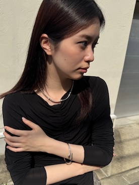 「quip queint（クイップクエイント）のアイテム（アクセサリー）」を使った、h.o.v_officialさん（骨格ウェーブ・レディース・160cm）の春コーディネート