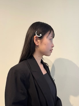 「アイテム（ヘアピン）」を使った、h.o.v_officialさん（レディース・157cm）の冬コーディネート