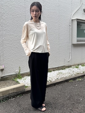 「IRIS47（イリスフォーセブン）のアイテム」を使った、h.o.v_officialさん（レディース・157cm）の春コーディネート