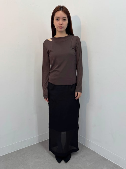 yuuna ichikawa / sheer tops スキン シアートップス YUUNA ICHIKAWA トップス yuuna ichikawa / sheer tops スキン