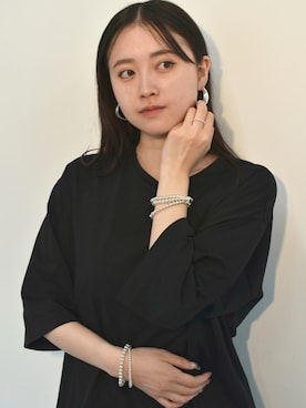 「quip queint（クイップクエイント）のアイテム（アクセサリー）」を使った、h.o.v_officialさん（骨格ウェーブ・レディース・157cm）の夏コーディネート