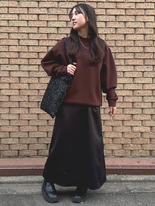 kiehtova】VOLUME SLEEVE SWEAT/ボリューム スリーブ スウェット