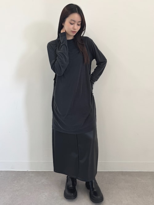 IRIS 47】velvety long tops/ベルベティ ロング トップス（T