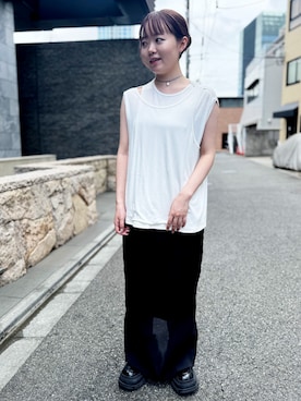 「アイテム（タンクトップ）」を使った、h.o.v_officialさん（レディース・150cm）の夏コーディネート