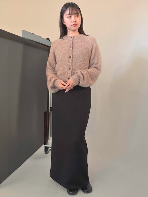 カーディガン 「kiehtova」GLITTER SHAGGY KNIT/グリッター シャギー カーデガン レディース kiehtova カーディガン 「kiehtova」GLITTER SHAGGY KNIT