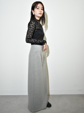 「IRIS47（イリスフォーセブン）のアイテム」を使った、h.o.v_officialさん（レディース・160cm）の冬コーディネート