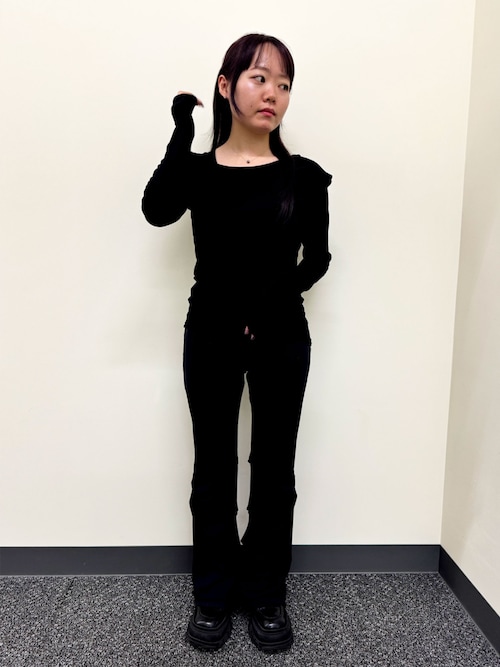 kiehtova】asymmetry decorate tops/アシンメトリー デコルテ