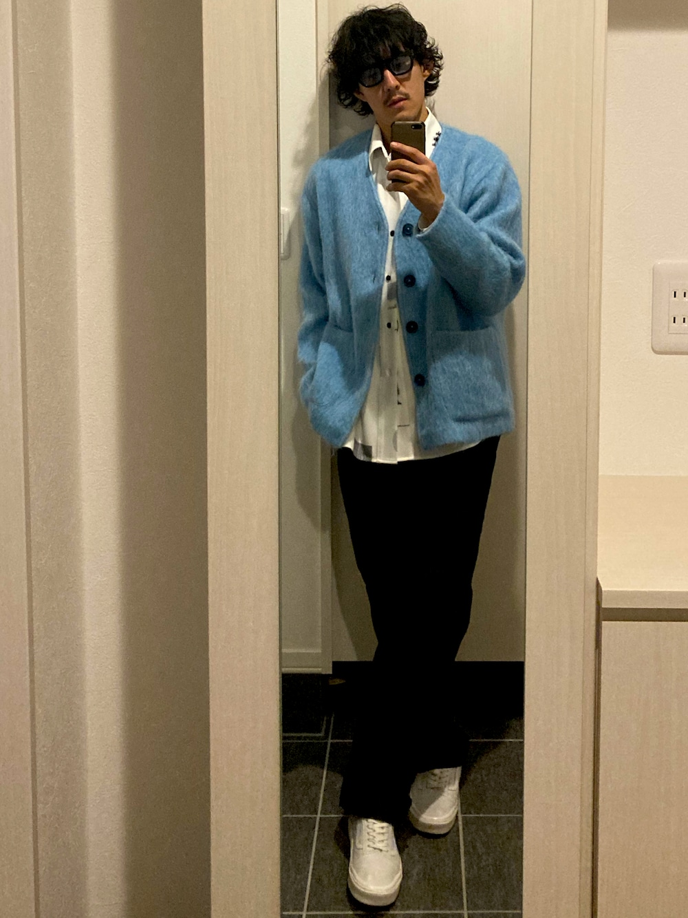 OUR LEGACY ライトブルーカーディガン NEW ARRIVAL！】 OUR LEGACY(アワーレガシー) Baby Blue Mohair