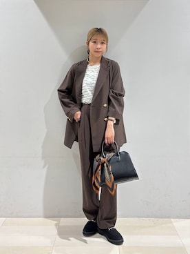 「アイテム（腕時計）」を使った、なあさん（レディース・155cm）の秋コーディネート