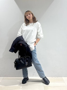「アイテム（アナログ腕時計）」を使った、なあさん（レディース・155cm）の秋コーディネート