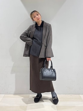 「GLOBAL WORK（グローバルワーク）のアイテム（ワンピース）」を使った、なあさん（レディース・155cm）の秋コーディネート