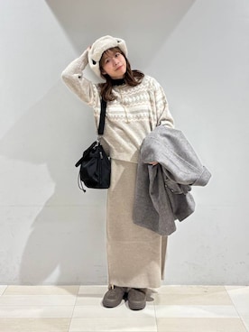 「アイテム（チェスターコート）」を使った、なあさん（レディース・155cm）の秋コーディネート