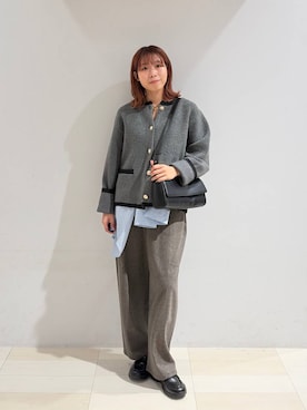 「GLOBAL WORK（グローバルワーク）のアイテム（アクセサリー）」を使った、なあさん（レディース・155cm）の秋コーディネート