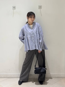 「GLOBAL WORK（グローバルワーク）のアイテム（バッグ）」を使った、なあさん（レディース・155cm）の夏コーディネート