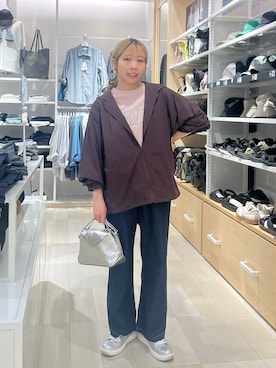 「アイテム（ヘアアクセサリー）」を使った、なあさん（レディース・155cm）の夏コーディネート