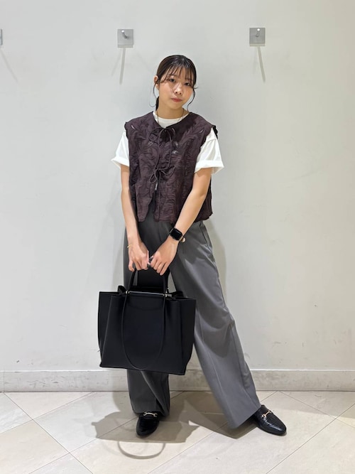 ウツクシDRYワイドストレートパンツ/636547（その他パンツ）｜GLOBAL