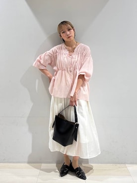 「アイテム（バングル/リストバンド）」を使った、なあさん（レディース・155cm・20代）の夏コーディネート