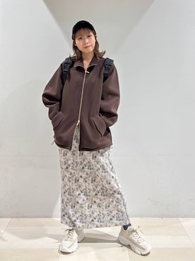 「GLOBAL WORK（グローバルワーク）のアイテム（バッグ）」を使った、なあさん（レディース・155cm）の春コーディネート