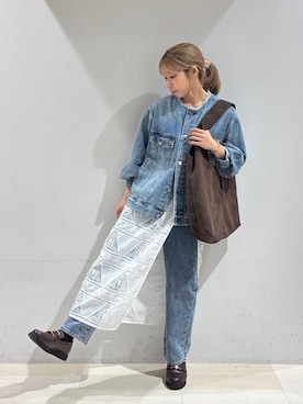 「アイテム（バングル/リストバンド）」を使った、なあさん（レディース・155cm・20代）の秋コーディネート