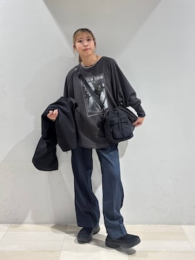 「アイテム（マウンテンパーカー）」を使った、なあさん（レディース・155cm）の秋コーディネート