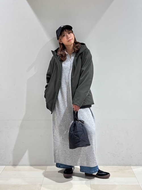 セール】ハーフZIPアゼニットワンピース/579499（ワンピース）｜GLOBAL