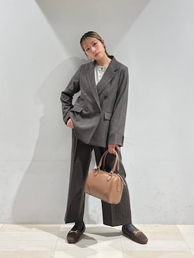 「アイテム（その他ヘアアクセサリー）」を使った、なあさん（レディース・155cm）の秋コーディネート