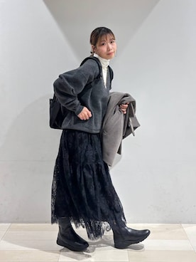 なあさん（レディース・155cm）の冬コーディネート