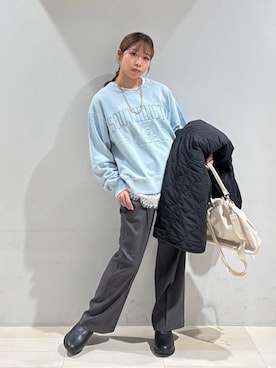 「アイテム（バレッタ/ヘアクリップ）」を使った、なあさん（レディース・155cm・20代）の秋コーディネート