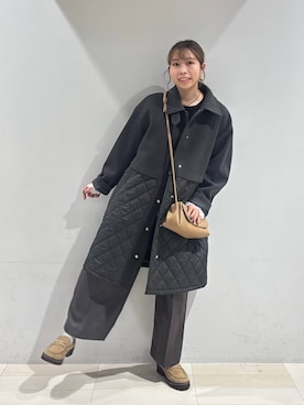 「アイテム（ステンカラーコート）」を使った、なあさん（レディース・155cm・20代）の秋コーディネート
