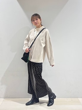 「アイテム（シュシュ）」を使った、なあさん（レディース・155cm・20代）の秋コーディネート