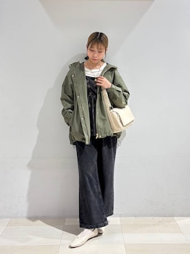 「GLOBAL WORK（グローバルワーク）のアイテム（ジャケット/アウター）」を使った、なあさん（レディース・155cm）の秋コーディネート