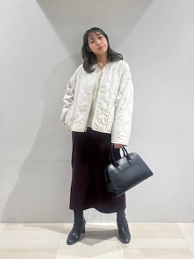 「GLOBAL WORK（グローバルワーク）のアイテム（ソックス/靴下）」を使った、なあさん（レディース・155cm）の秋コーディネート